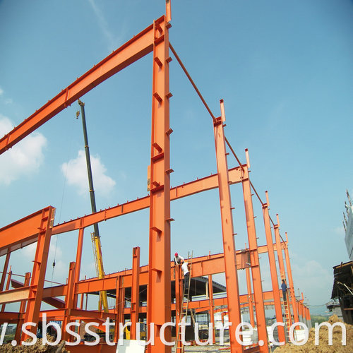 Two Floor Steel Structure Workshop2